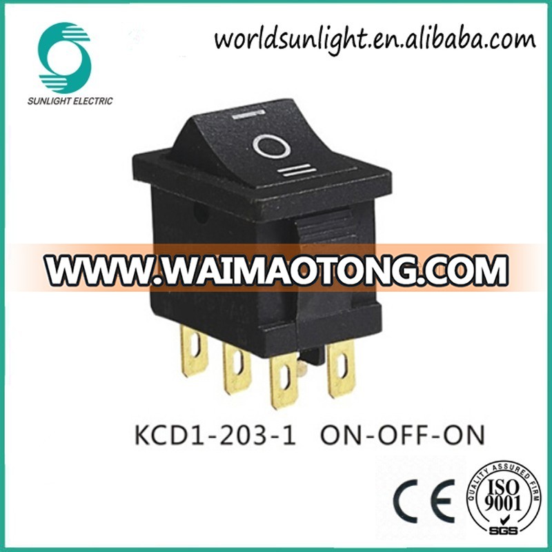 Sub-miniature type KCD1 series t85 1e4 boat rocker switches