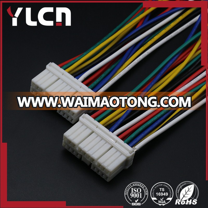 YLCN Manufacturers white 18 pins female auto co<em></em>nnector jst co<em></em>nnector wire harness