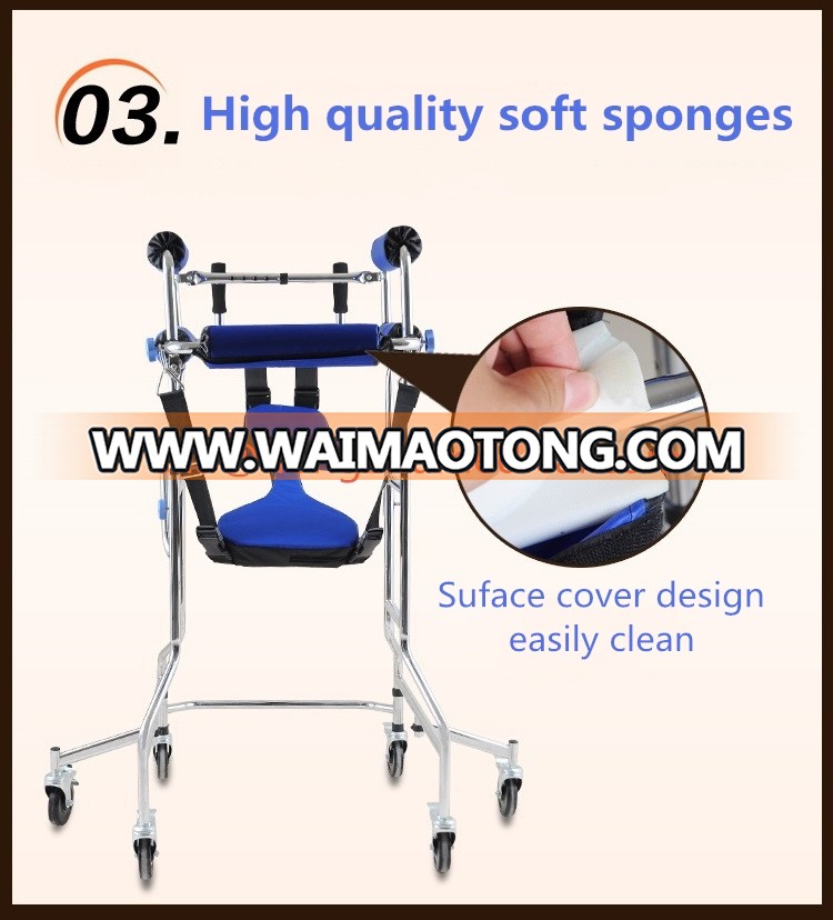 Hight quality stainless steel height adjustable adult under arm walking aid devices elderly walkers