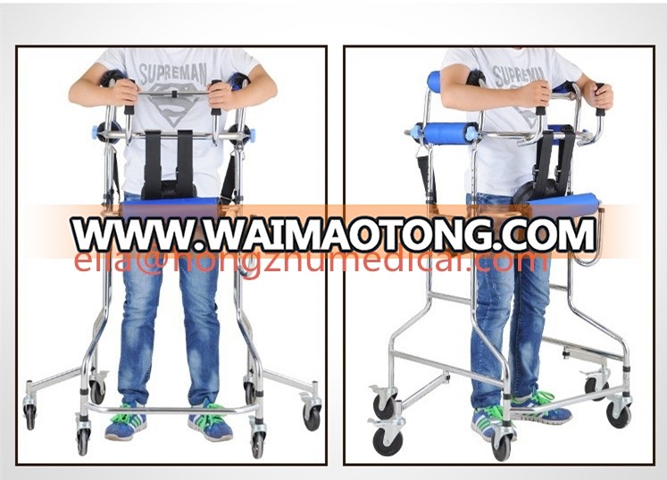 Hight quality stainless steel height adjustable adult under arm walking aid devices elderly walkers