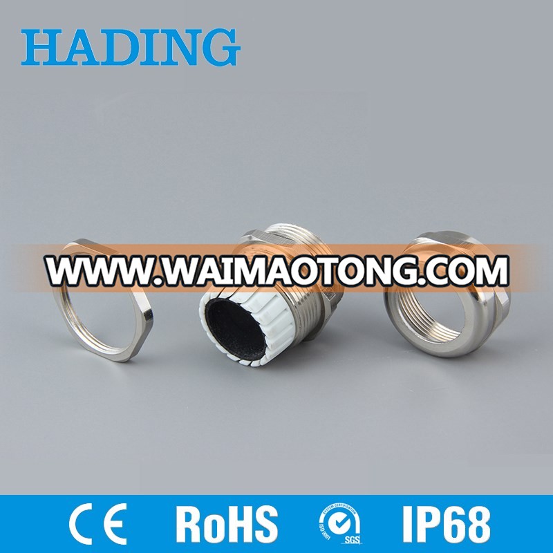 Metric Thread Waterproof Nickel Plated Brass Cable Gland M16