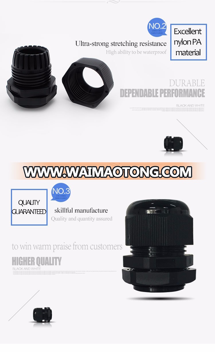 PG Type Small IP68 Waterproof Nylon Cable Gland