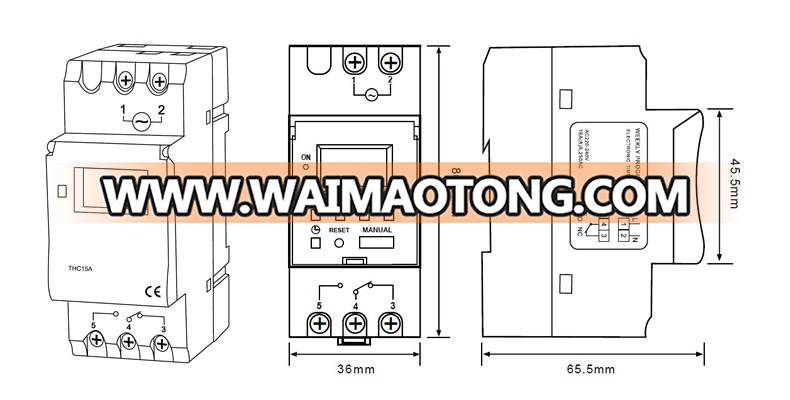 QIANJI Low Price AHC15A Wireless Multi-channel Timer Switch 24V DC