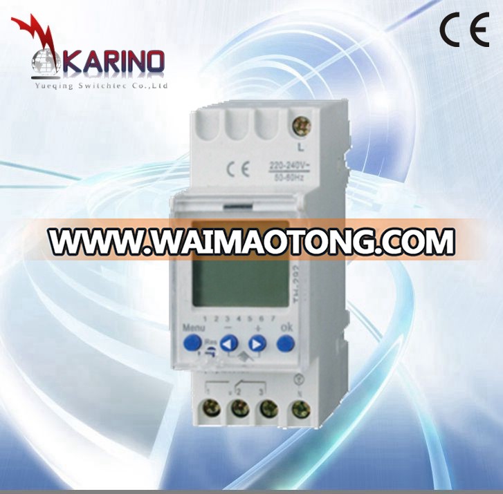 7 Days Weekly /24 hour 220v 230v Digital Programmable Time Switch,3phase time switch