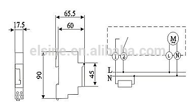 SUL180a 24 hours timer switch Analogue time switches Battery Powered Timer Switch SYN160a