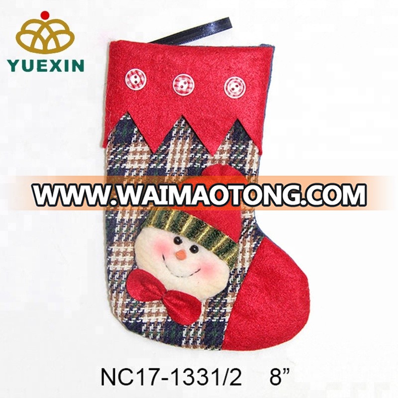 ODM or OEM Christmas Santa Sock Decorative Stocking