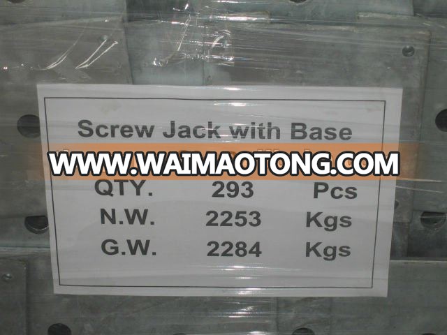 co<em></em>ncrete formwork scaffolding u head jack base with jack nut