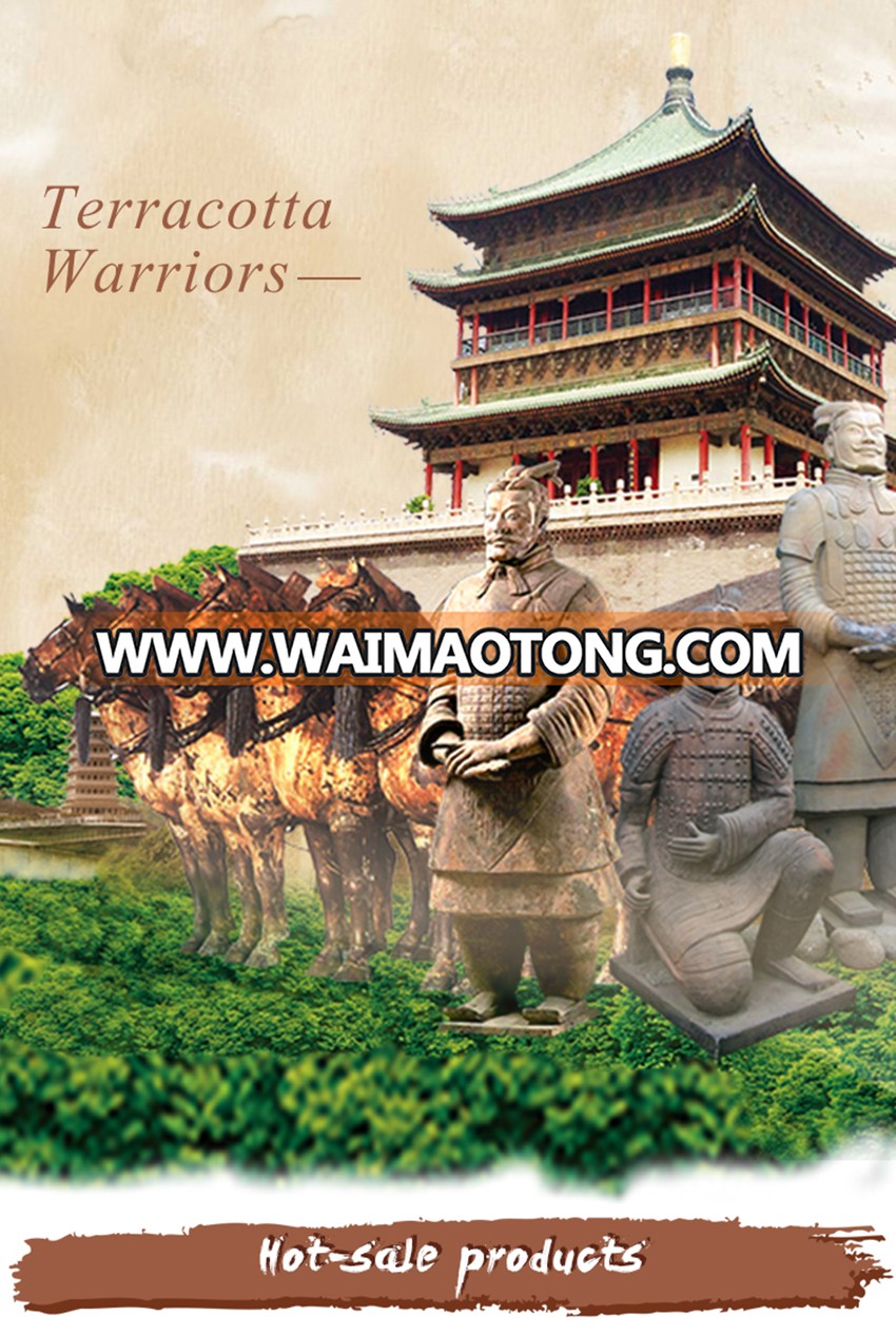 Life Size Kneeling Chinese Figurine Terracotta Warrior Sale