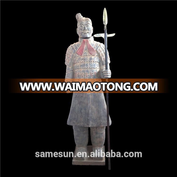 Life Size Kneeling Chinese Figurine Terracotta Warrior Sale