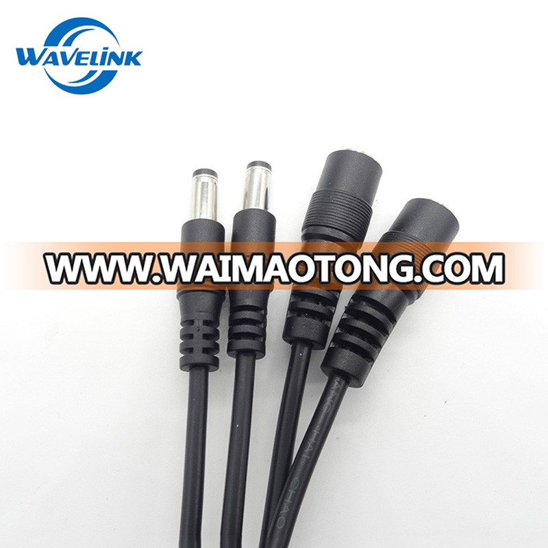 Waterproof 5521 5.5*2.1mm / 5.5*2.5mm Male Female 12V 24V Extension DC Power Cord Cable For CCTV