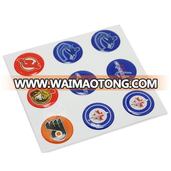 Custom design epoxy resin dome sticker,factory wholesale price epoxy sticker