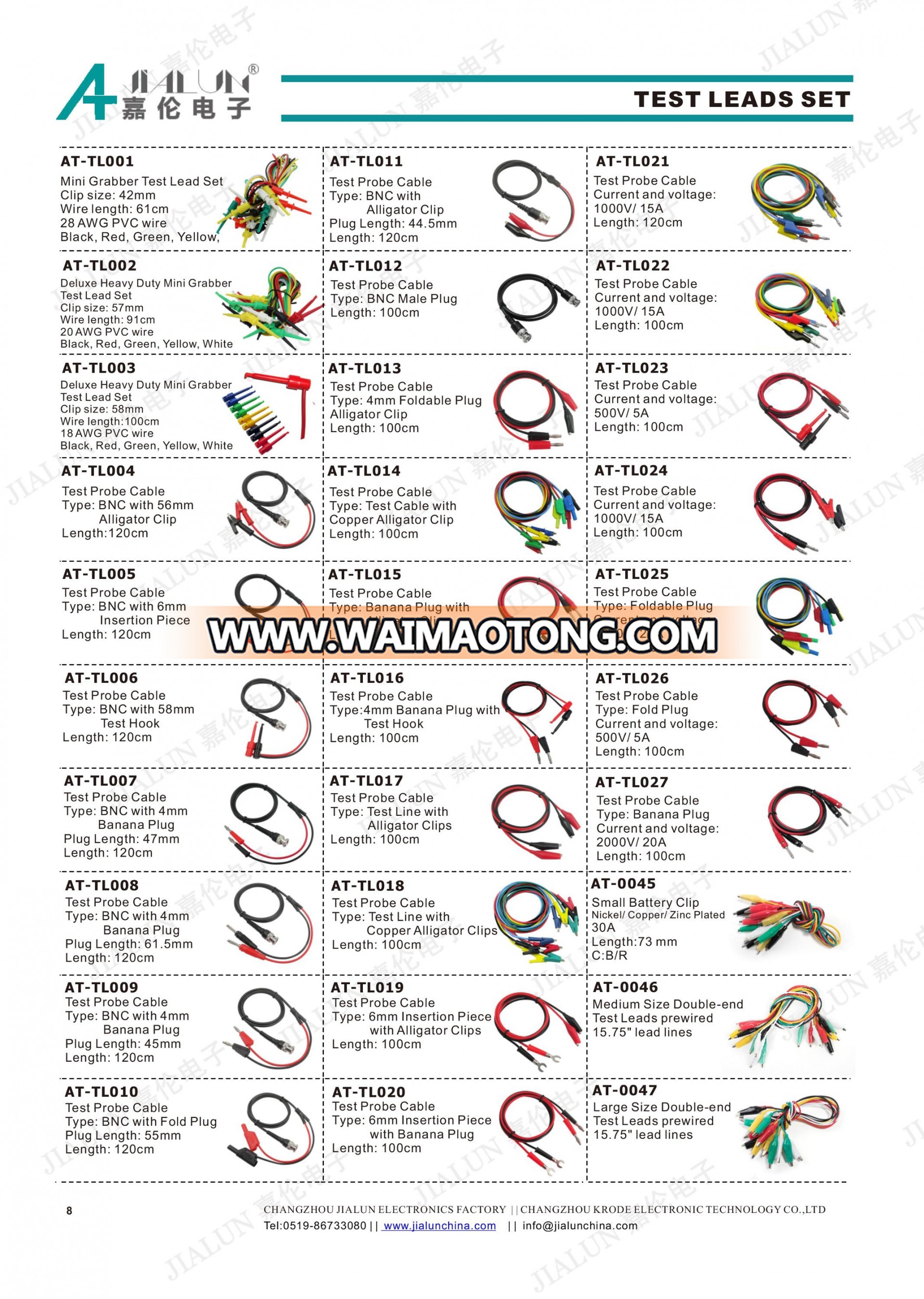 JIALUN 1M 4mm Silicone Banana Plug to Crocodile Alligator Clip Test Probe Lead Wire Cable