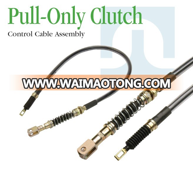 Pull Only Clutch Industrial Control Cable Assembly