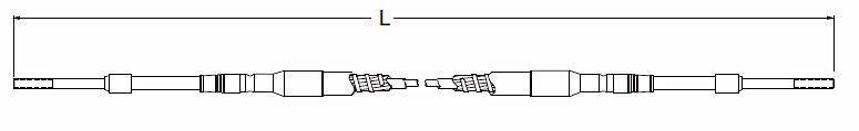 Pull Only Clutch Industrial Control Cable Assembly