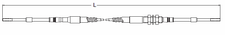 Pull Only Clutch Industrial Control Cable Assembly