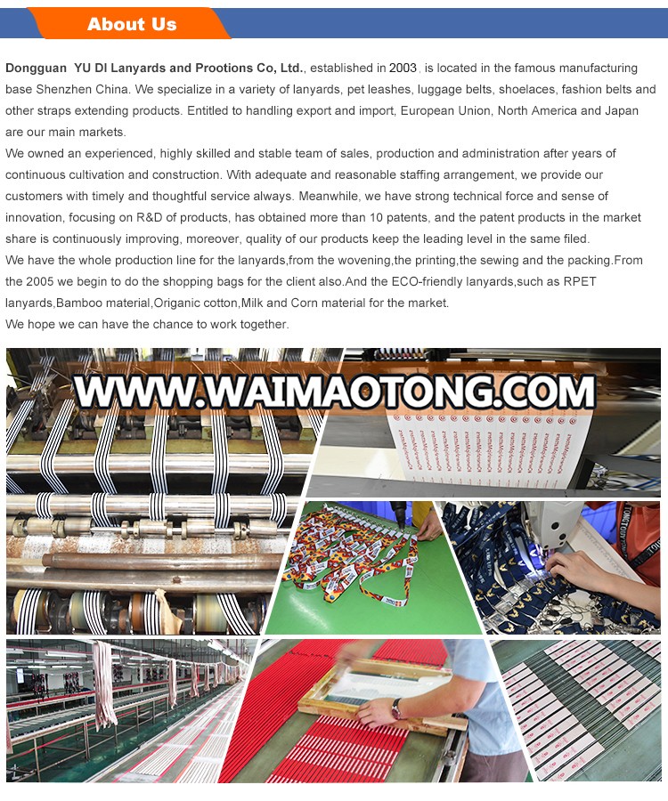 Factory Wholesale Polyester Material Silkscreen Neck Strap Custom Logo Printing Lanyard
