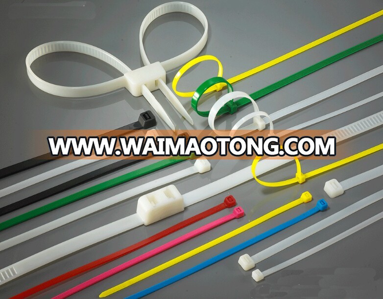 wholesales self-locking plastic cable tie nylon cable tie style