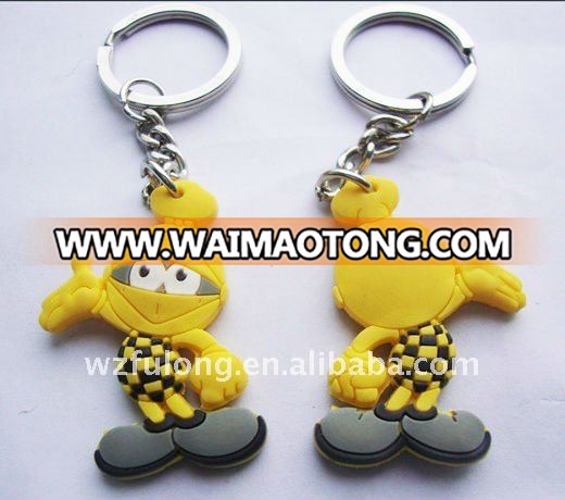 cartoon plastic key tags