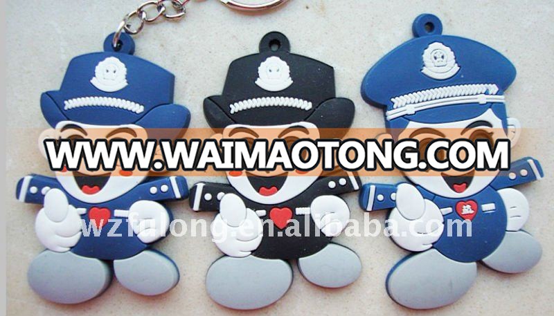 cartoon plastic key tags