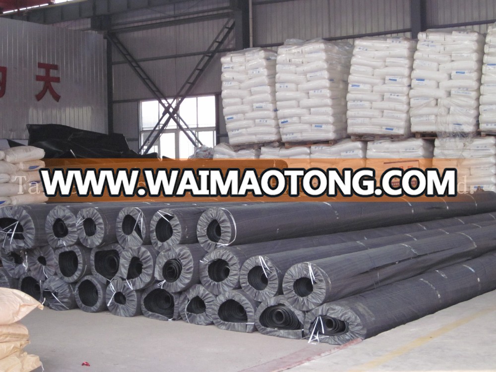 Competitive price Black Plastic Rolls 1mm HDPE Geomembrane