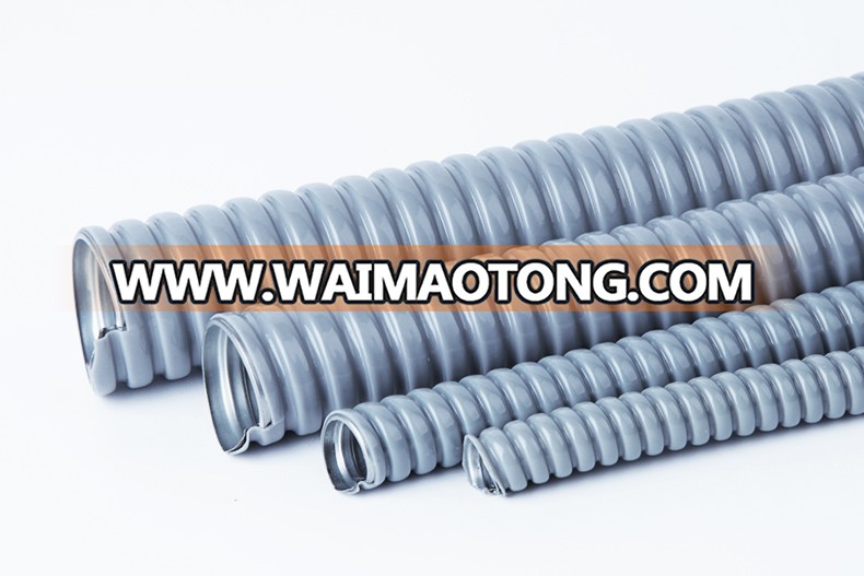 Plastic PVC coated metal liquit tight flexible conduit