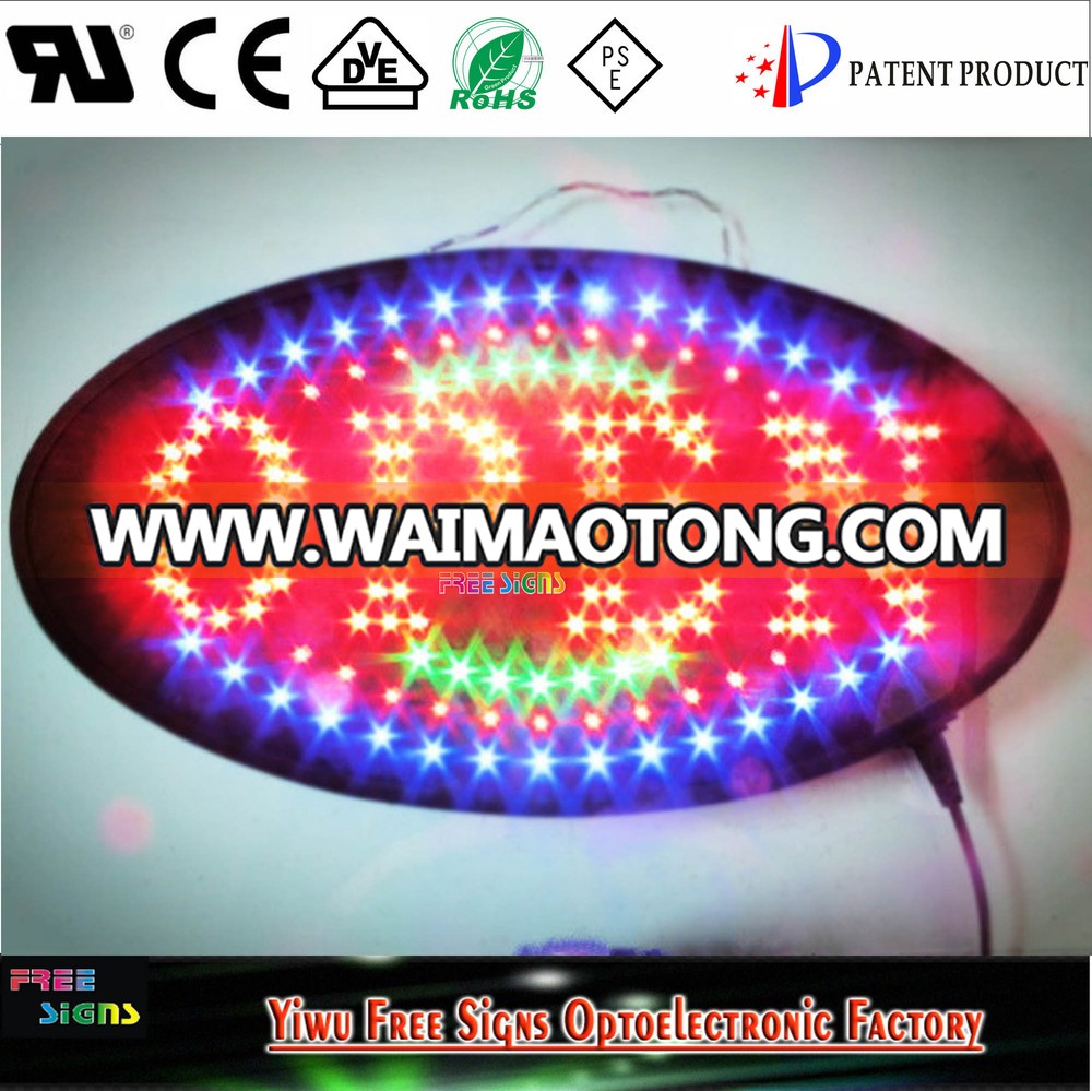 5W energy saving led neon open sign for all businness /factory direct sales led signs