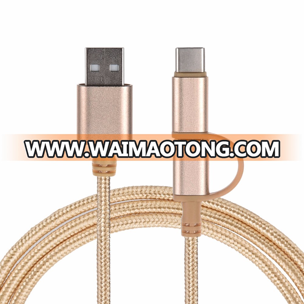 Flexible 3in1 USB Data Charging Cable USB Charger Lead for iPhone for Samsung for Huawei for Xiaomi