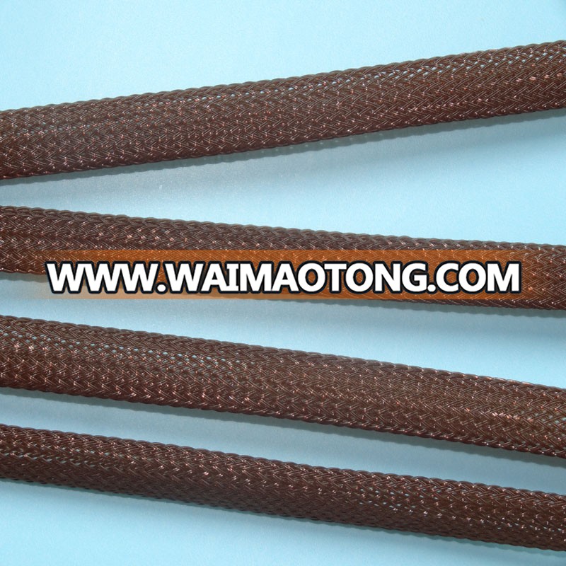 wholesale smooth surface PET braided expandable computer cable sleeve