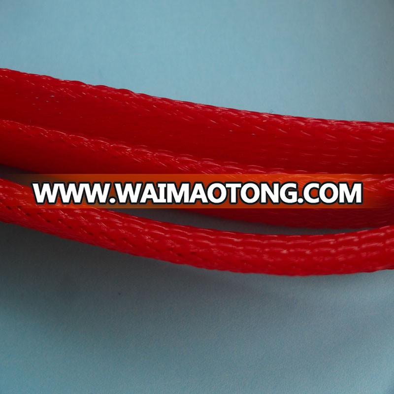 wholesale smooth surface PET braided expandable computer cable sleeve