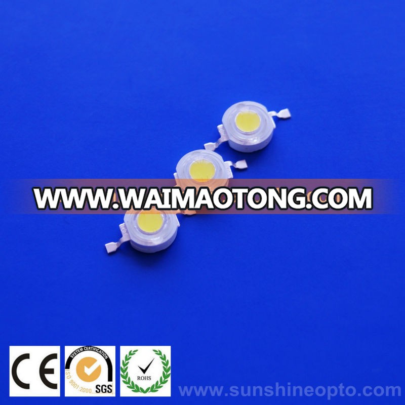 Factory soldering 3W led Diode Super Bright White Led Diode