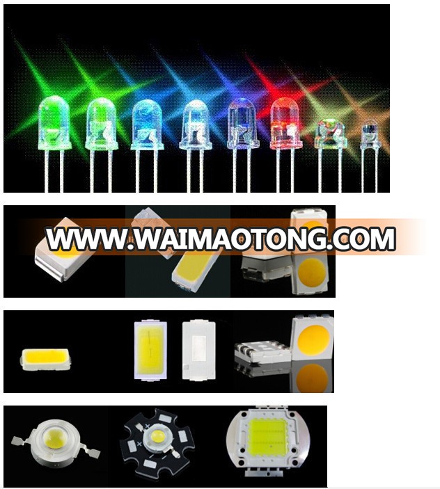 3mm round diffused led diode red blue green white cheap price