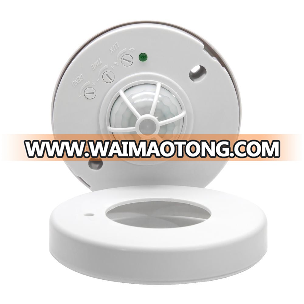 360 degree PIR infrared motion sensor switch ,Ceiling mount 3 detectors High sensitive occupancy pir infrared sensors (BS036B)