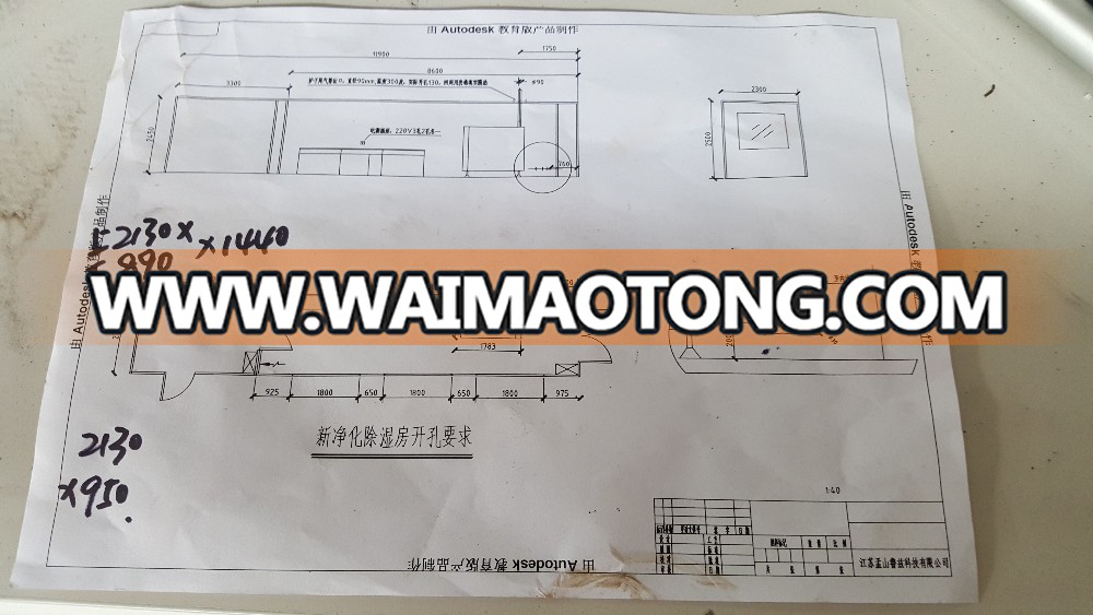 Prefabricated 40HQ Co<em></em>ntainer Clean Room / Workshop / Processing Room / Lab