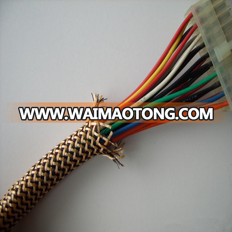 PET or nylon braided cable sleeve for electrical appliance