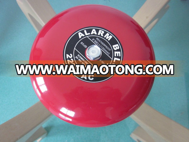 6 inch DC24V industrial bell/fire alarm bell