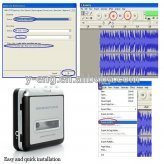 Wholesale Super USB Cassette to MP3 Co<em></em>nverter Capture Audio Music Player Tape to PC Player