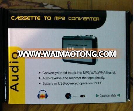 Wholesale Super USB Cassette to MP3 Co<em></em>nverter Capture Audio Music Player Tape to PC Player