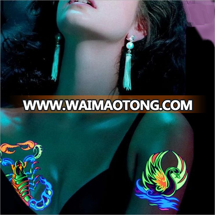 Custom Black Spade Tebori Temporary Tattoo Sticker Designs