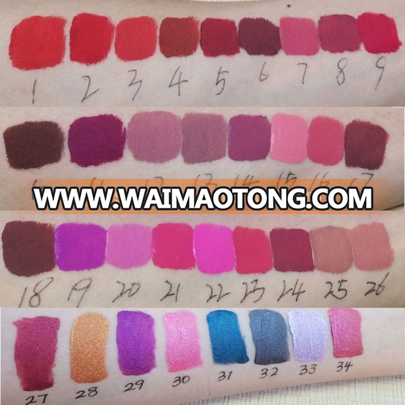 2018 41 Colors Private Label Waterproof Matte Liquid Lipstick Make Your Own Lip Gloss