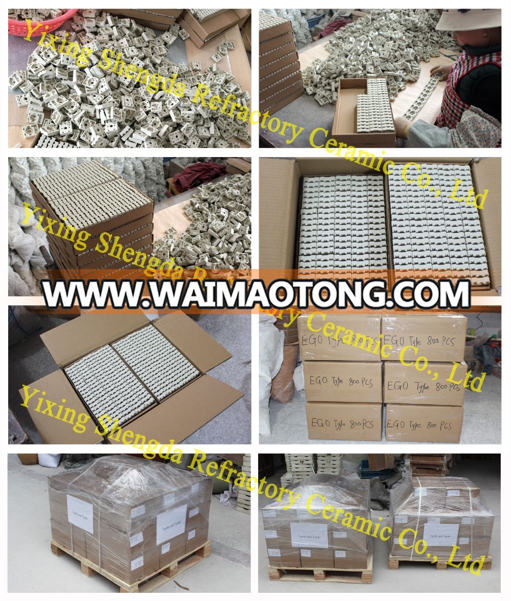 Insulating Electrothermal Steatite Ceramic heater Stick /Ceramic Heating Element