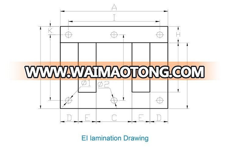 Ei Shape Annealing Transformer 300Mm Silicon Wafer