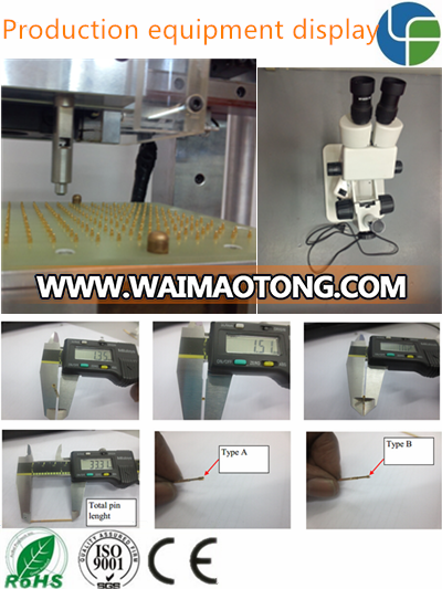 Electrical spring loaded pogo pin battery connector,Electronic component test Pogo pin