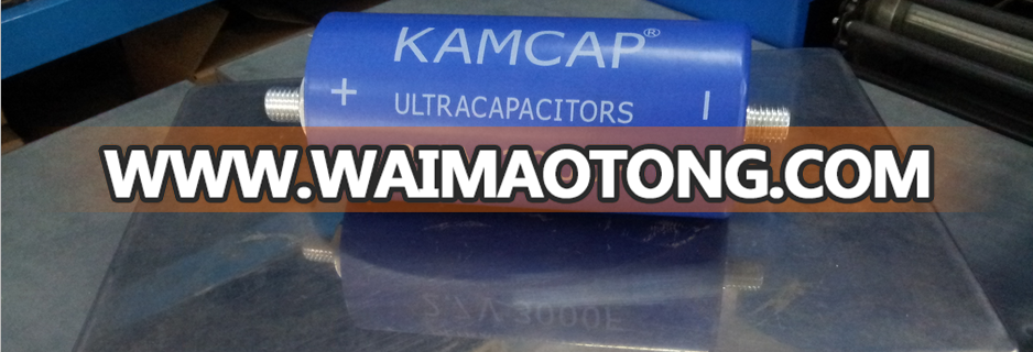 hot selling , low price , large capacitance 1000F ,1200F,1500F ,2000F ,3000F ,10000F Kamcap super capacitor Winding series