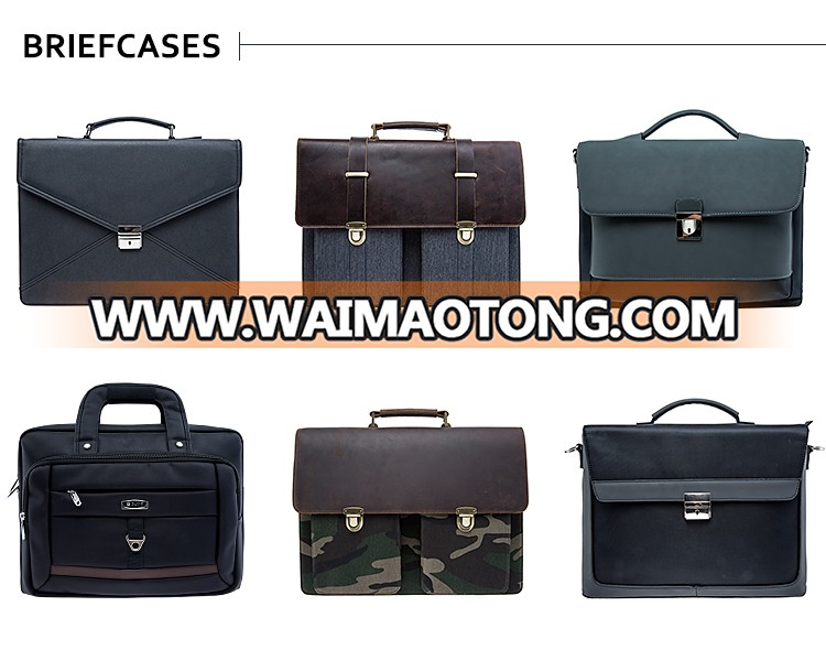 Co<em></em>ntact to get coupons hot sale nylon with leather briefcase business briefcase for men docu<em></em>ment briefcase