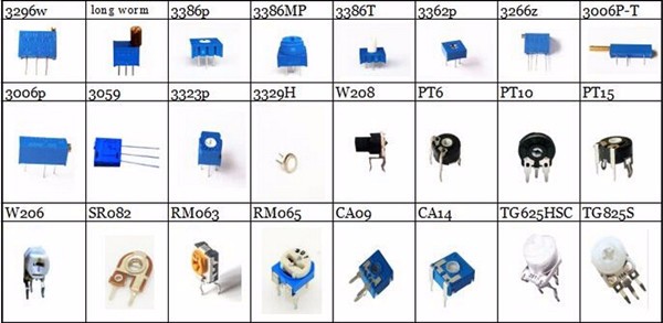 3386F potentiometers 3k ohm