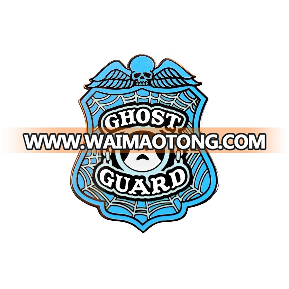 custom lapel pin ghost guard badge