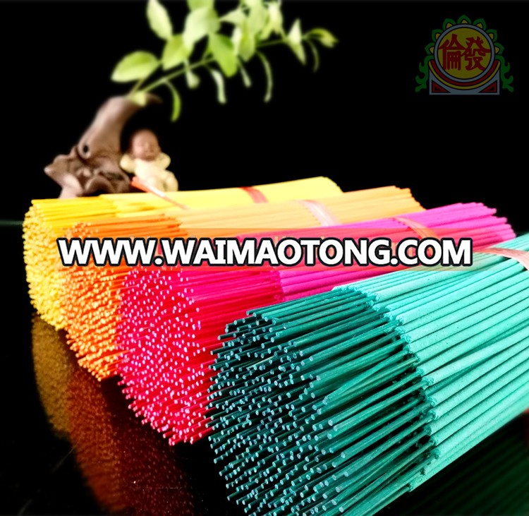 9 inch normal colors raw incense sticks