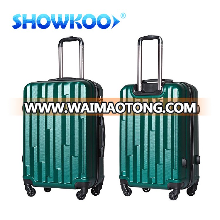 High Quality ABS trolley suitcase, 3pcs set hard shell luggage, Zipper f<em></em>rame luggage trolley bags