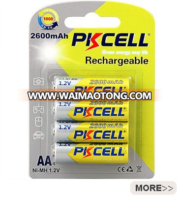 1.2v ni-mh rechargeable aa 1300mah batteries with MSDS