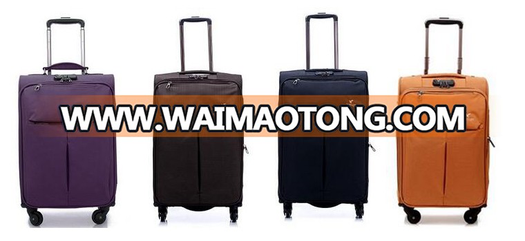 Carry Bag spinner trolley Travel luggage suitcase from Baigou supplier